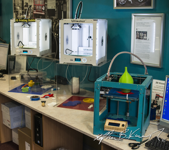 Shop interior at 3D Printing Dublin. Rathmines, Dublin, Ireland. 9th October 2014